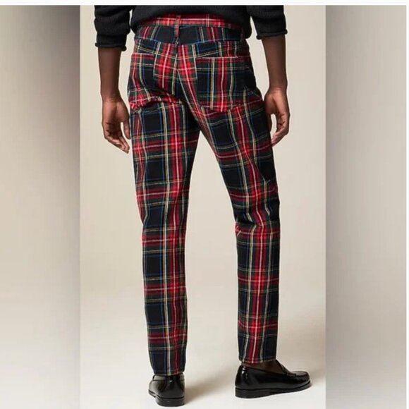 J.Crew Classic five-pocket brushed twill pant in plaid - 31 x 30 - Picture 2 of 11